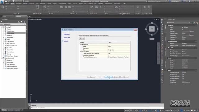 AutoCAD Civil 3D 2016 - Point Cloud to Civil 3D Surface (Civil 3D workflow) смотреть онлайн