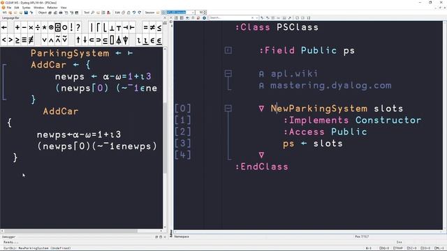Solving LeetCode problem 1603 with OOP in APL (Design Parking System) смотреть онлайн