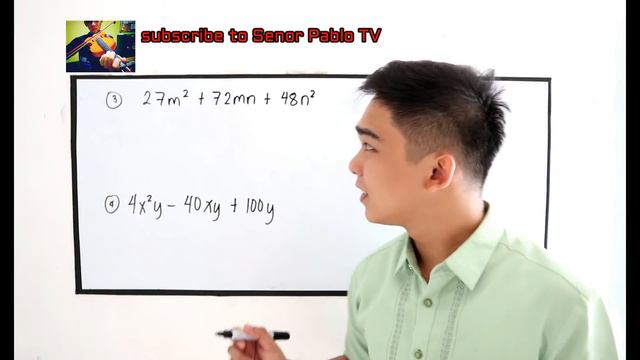 Factoring The Perfect Square Trinomial I Señor Pablo TV смотреть онлайн