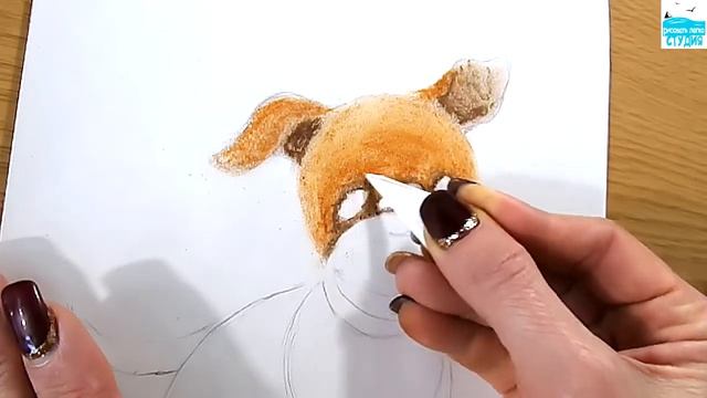 Мастер-класс "Щенок пастелью" смотреть онлайн