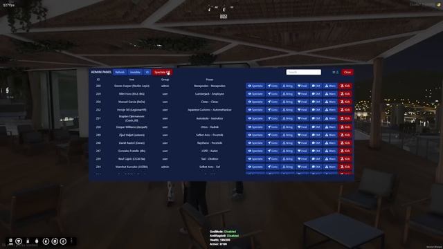FiveM Admin Panel [ESX / QB] [SCRIPT] смотреть онлайн