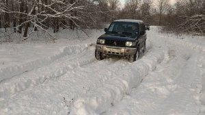 Mitsubishi Pajero 2 OFF Road на терминаторе