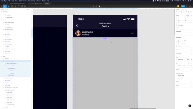 [Figma] Social Media App UI: Flexible Component Design смотреть онлайн