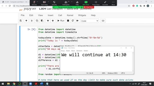 CS281 - Lab 4 - Section 1 - Spring 2021 смотреть онлайн