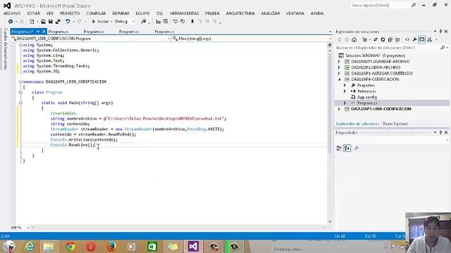 Leer Codificación en visual C# 2012 смотреть онлайн