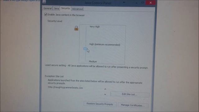 Online-Console.com Java Security Settings смотреть онлайн