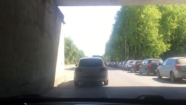 На машине по Екатеринбургу, по улицам Белинского, Луначарского, проспект Ленина, Первомайская. смотреть онлайн