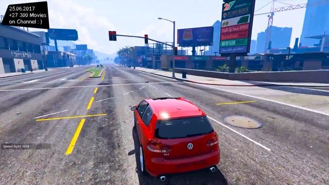 Volkswagen Golf GTI New ENB Top Speed Test GTA Mod Future _REVIEW смотреть онлайн