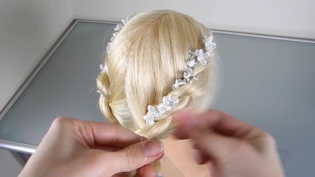 Wedding HairStyle| Braiding braids| Свадебная прическа| Плетение кос смотреть онлайн