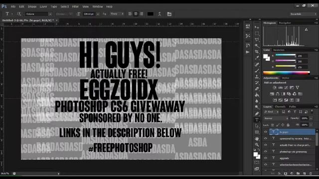 Photoshop CS6 Extended Giveaway - EggZoidX смотреть онлайн