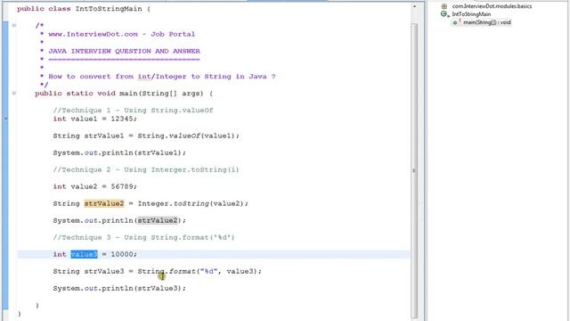 In Java How to convert Integer to String смотреть онлайн