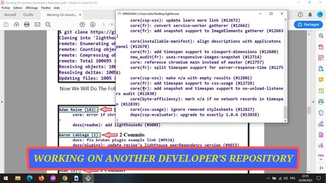 #61 : Course Git && Github | Working On Another Developer’s Repo | Review Of Existing Work | Part 2 смотреть онлайн