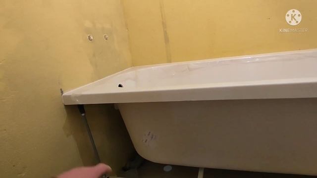 Установка акриловой ванны большего размера смотреть онлайн