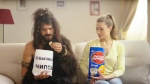 Чипсы картофельные Русская картошка Давай не отставай реклама