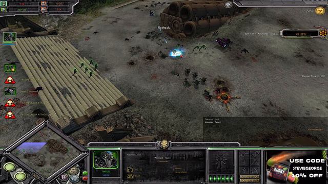 Dawn of War Soulstorm 1 v 1 Tau Empire (Ethereal) vs Necrons (Alkimand) смотреть онлайн