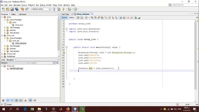 4-Java ArrayList--Traverse elements by Iterator--باللغة العربية смотреть онлайн