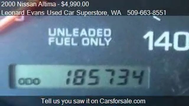 2000 Nissan Altima GXE 4dr Sedan for sale in Wenatchee, WA 9 смотреть онлайн