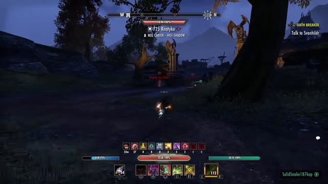 Ganking for the Covenant in the Elder Scrolls Online with my StamBlade Bow Build смотреть онлайн