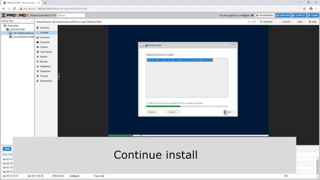 Install Windows Server 2019 on Proxmox VE 5.x (Guide by Nocix.net) смотреть онлайн