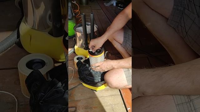 Переходник, адаптер фильтра для Karcher wd3 смотреть онлайн