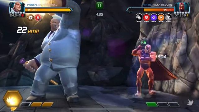 R4 6* Kingpin destroys Magneto on Node 49 in Alliance war смотреть онлайн