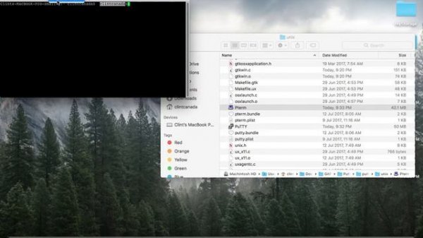 How to use copy and paste in Putty for Mac