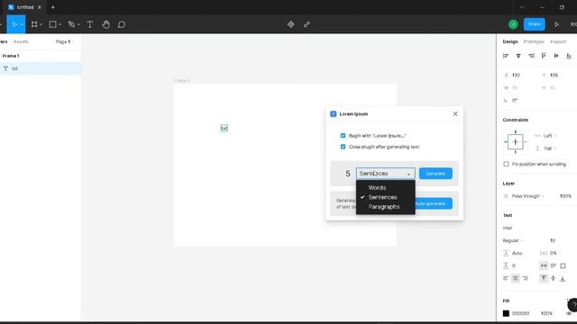 Figma Tutorial for Beginners| Lorem ipsum Plugin смотреть онлайн