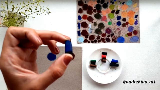 Смешивание цветов. Сухая пастель. Александра Надёжкина смотреть онлайн