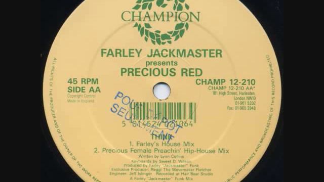 Precious Red - Think (Precious Female Preachin' Hip-House Mix) смотреть онлайн