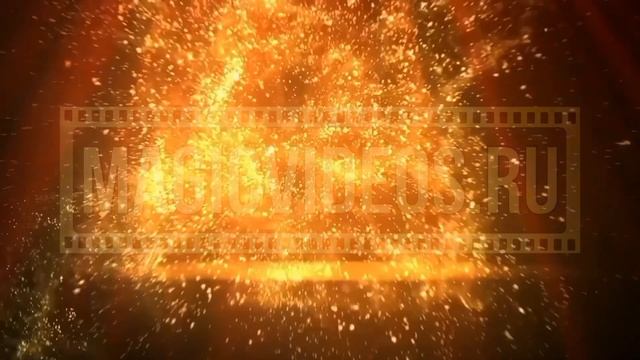 Огненные заставки (интро) для вашего текста и логотипа. Монтаж видео на заказ. смотреть онлайн