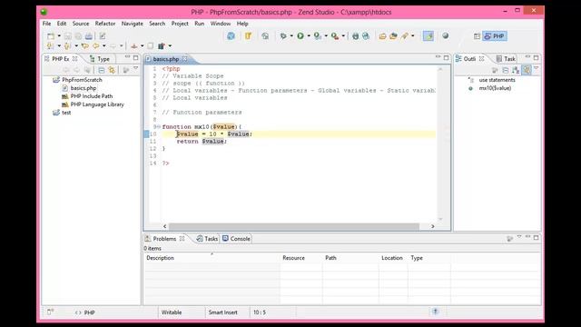 Lesson 15 : Variable Scope - Local - Function parameters - Global - Static смотреть онлайн