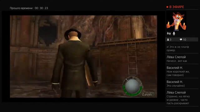 Resident Evil 4 нож+гранаты (хардкор с Сержем) часть 4 смотреть онлайн