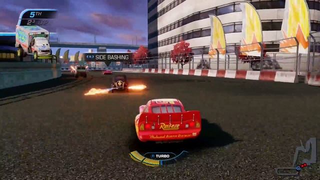 Cars 3: Driven To Win - Walkthrough 53 - Battle Race, Airport Runway Rally