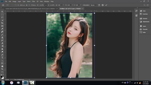 Photoshop  cc2019 ဖင A4စရကမ အခခ ဓတပထတနည