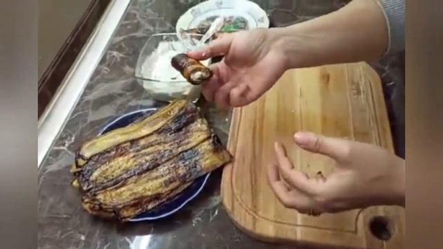 Սմբուկով ռուլետ համեղ միջուկով ՝🍆 Рулет из баклажанов смотреть онлайн