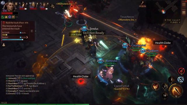Vault Raid November 7, 2022 (2) - ThrillKill Clan - Diablo Immortal смотреть онлайн