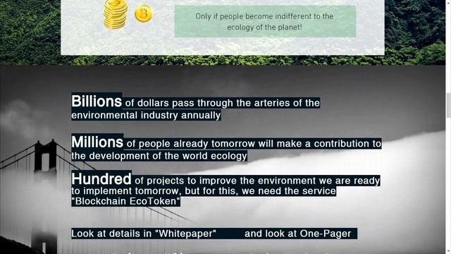 EcoToken #ICO смотреть онлайн