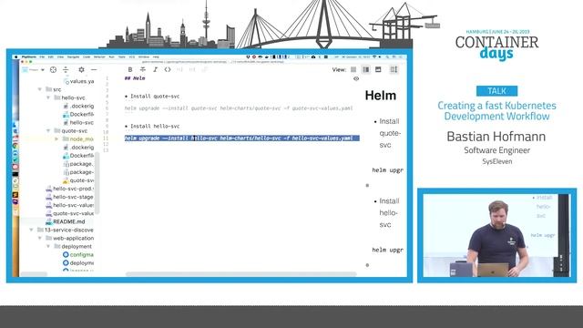 Creating a fast Kubernetes Development Workflow - Bastian Hofmann смотреть онлайн