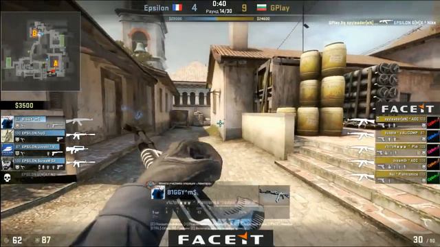 FaceIT League European closed Quali, GPLAY vs Epsilon map 1 inferno смотреть онлайн