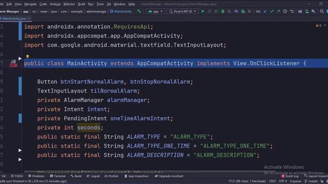 ANDROID - ALARM MANAGER TUTORIAL IN JAVA || смотреть онлайн