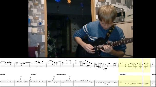 dream theatre - octavarium - solo cover(with tabs) смотреть онлайн