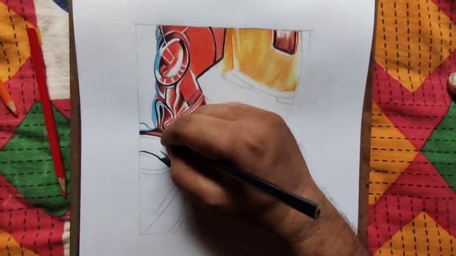 IRON MAN SKETCHING VIDEO | HOW TO SKETCH IRON MAN | IRON MAN | IRON MAN DRAWING AND COLOURING VIDEO смотреть онлайн
