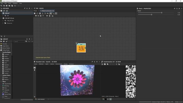 Animating Transform Nodes in Substance 3D Designer смотреть онлайн
