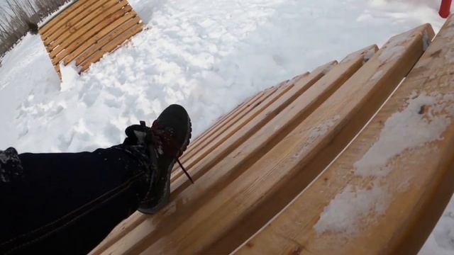 ТРИАТЛОН ПАРК в Костанае прогулка по новому парку (зима 2021) смотреть онлайн