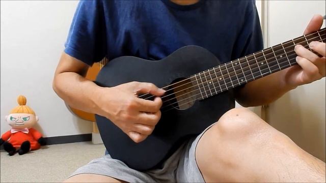 ミニギターで「コクリコ坂から」さよならの夏を弾いてみた смотреть онлайн