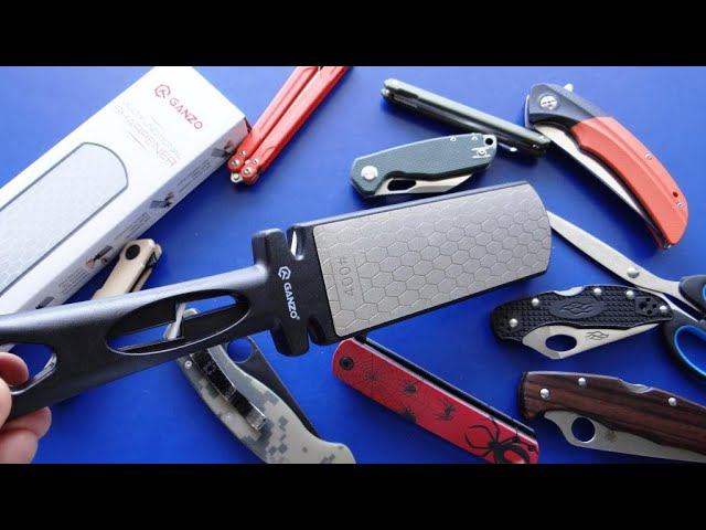 Точилка для ножей Ganzo Pro Sharp и для заточки большинства домашних инструментов смотреть онлайн