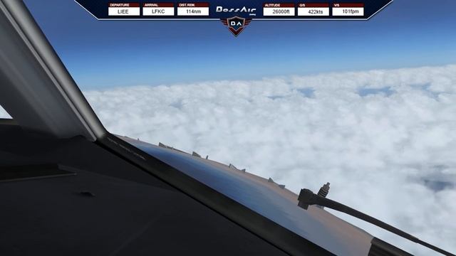 X-Plane 11 | Cagliari (LIEE) - Calvi (LFKC) | Circling Approach !! | ZIBO Mod 737 | Ortho4XP смотреть онлайн