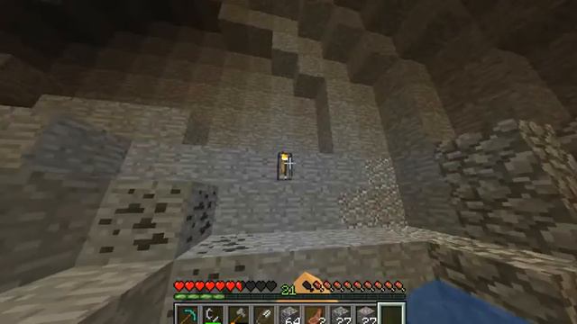 Заблудился в пещере!? Выживание в майнкрафт #6 смотреть онлайн