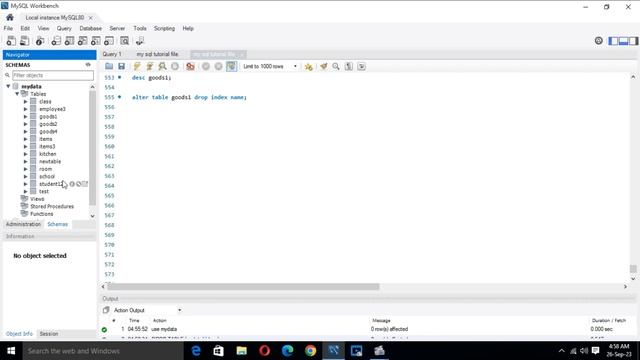 How to Use DROP TABLE in MySQL: part-32 смотреть онлайн