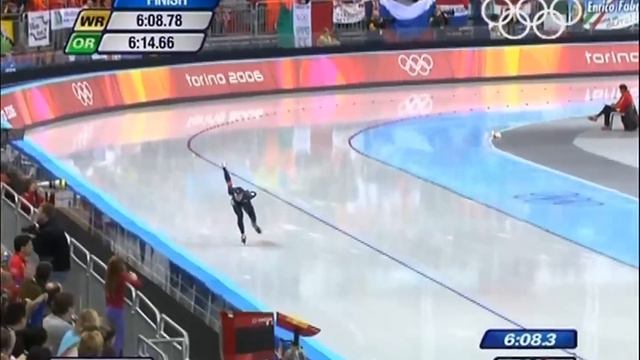 Hedrick - Speed Skating - Men's 5000M - Turin 2006 Winter Olympic Games